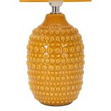 Lampada da Tavolo Arancione Necessaria 1 Lampadina Attacco e14, Paralume - Bethel