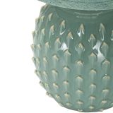 Lampada da Tavolo Azzurro Turchese Necessaria 1 Lampadina Attacco e14, Paralume - Ketchi