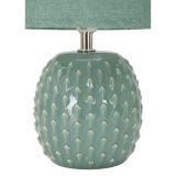 Lampada da Tavolo Azzurro Turchese Necessaria 1 Lampadina Attacco e14, Paralume - Ketchi