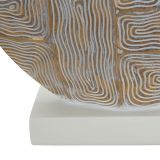 Lampada da Tavolo Beige oro Necessaria 1 Lampadina Attacco e27, Paralume - Fale