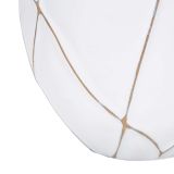Lampada da Tavolo Bianco Beige Necessaria 1 Lampadina Attacco e27, Paralume - Baha
