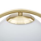 Lampada da Tavolo Bianco oro Necessaria 1 Lampadina Attacco e14, Interruttore Manuale - Basomo