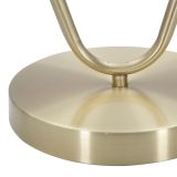 Lampada da Tavolo Bianco oro Necessaria 1 Lampadina Attacco e14, Interruttore Manuale - Basomo