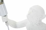 Lampada da tavolo Bojano, Luce da scrivania, Luminaria da ufficio, Lampada da lavoro, 26x34 h55 cm, Bianco