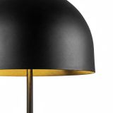 Lampada da Tavolo Nero Paralume Attacco e 14 max 40 w, Interruttore Connessione Diretta - Latiano