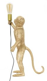 Lampada da tavolo Piet, 26x34 h55 cm, Oro