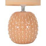 Lampada da Tavolo Rosa Necessaria 1 Lampadina Attacco e14, Paralume - Ketchi