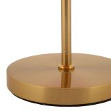 Lampada da Tavolo Rosso oro Necessaria 1 Lampadina Attacco e27, Paralume - Ptuj