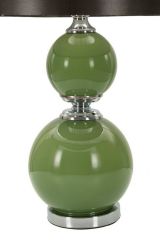 Lampada da tavolo Starareka, Luce da scrivania , Luminaria da ufficio, Lampada da lavoro, 38x38 h65 cm, Verde e Grigio