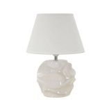 Lampada da tavolo Stencil, Bianco, 30x30 h42 cm