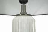 Lampada da terra Andevenno, 43x43 h163 cm, Bianco e Grigio