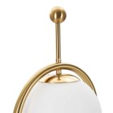 Lampada da Terra Bianco oro Necessaria 1 Lampadina Attacco e27, Interruttore Pedaliera - Fami