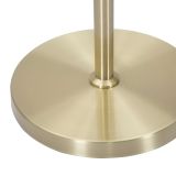 Lampada da Terra Bianco oro Necessarie 3 Lampadine Attacco e14, Interruttore Pedaliera - Kisoro