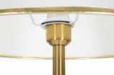 Lampada da terra Borbona, Luce da terra, Lampada da pavimento, Lampada a stelo, 41x41 h173 cm, Bianco e Oro