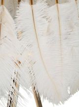 Lampada da terra Millefleur, 46x46 h147 cm, Bianco e Oro