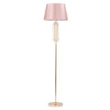 Lampada da Terra Rosa oro Necessaria 1 Lampadina Paralume, Attacco e27 - Abha