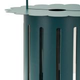 Lanterna Verde Ottanio Finitura Effetto Satinato Materiale Struttura in Vetro, Sfumatura Colore Struttura Ottanio - Garaleha