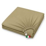 Lenzuolo Piazza e Mezza Verde 100% Cotone Egiziano, Lenzuolo Sotto con Angolo da 27 cm - Diletto Luxury