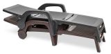 Lettino prendisole Abbie, 190x46h70 cm, Antracite