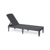 Lettino prendisole Glace, 188x58 h29 cm, Antracite