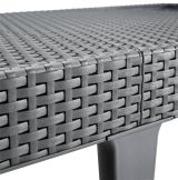 Lettino prendisole Glace, 188x58 h29 cm, Antracite