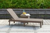 Lettino prendisole Marsicana, Sdraio da giardino, Letto pieghevole outdoor, Sedia reclinabile, 188x58 h29 cm, Tortora