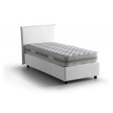 Letto 1 piazza contenitore bianco 95x205cm comfort - Astor