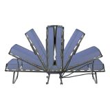 Letto 1 piazza pieghevole 190x80cm blu - Antonietto