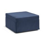 Letto 1 piazza pieghevole 80x80cm blu - Abak