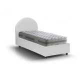 Letto 1 posto con contenitore bianco 95x205 - Egle