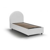 Letto 1 posto contenitore bianco 95x205cm comodo - Amantea