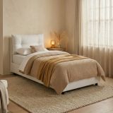 Letto 1 posto contenitore bianco 95x205cm stabile - Amaro
