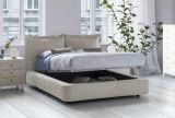 Letto 2 piazze con contenitore beige 180x220cm - Adi
