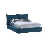 Letto 2 piazze con contenitore blu 180x220cm compatto - Adi