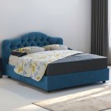 Letto 2 piazze con contenitore blu 190x220cm - Alfer