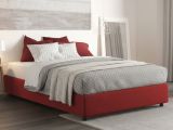 Letto 2 piazze con contenitore rosso 175x215cm - Alessander
