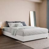 Letto 2 piazze contenitore bianco 175x215cm senza testiera - Alessander