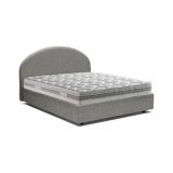 Letto 2 piazze contenitore grigio 175x205cm design - Amida