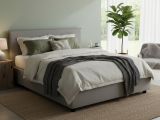 Letto 2 piazze contenitore grigio 175x205cm stabile - Anassimene