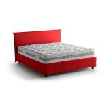 Letto 2 piazze contenitore rosso 175x215cm comodo - Ariadni