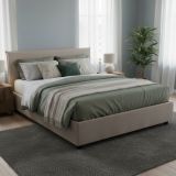 Letto alla francese contenitore tortora 155x205cm - Angelic
