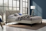 Letto alla francese design tortora 149x204cm - Ikelos