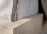 Letto alla francese elegante rovere 195x146cm - Howard