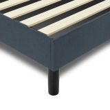 Letto alla francese Ikelos, 140x190 cm, Blu
