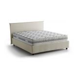 Letto alla francese in legno beige 155x205cm - Alion