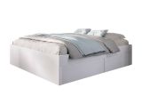 Letto alla francese in legno bianco 195x149cm - Orlene