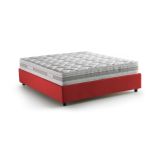 Letto alla francese materasso incluso rosso 155x205cm - Arto