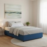 Letto alla francese salvaspazio blu 155x215cm - Alaksir