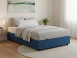 Letto alla francese salvaspazio blu 155x215cm - Alaksir