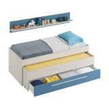 Letto bambini 199x96cm azzurro - Art